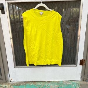 J. Crew Bright Yellow Knit Sweater